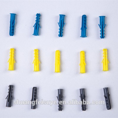 PVC wall plug,6mm 8mm high quality plastic expansion anchor