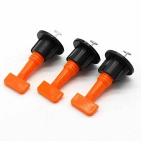 50Pcs Useful Reusable Tile Leveling Positioning System Leveler T-lock Floor Tool